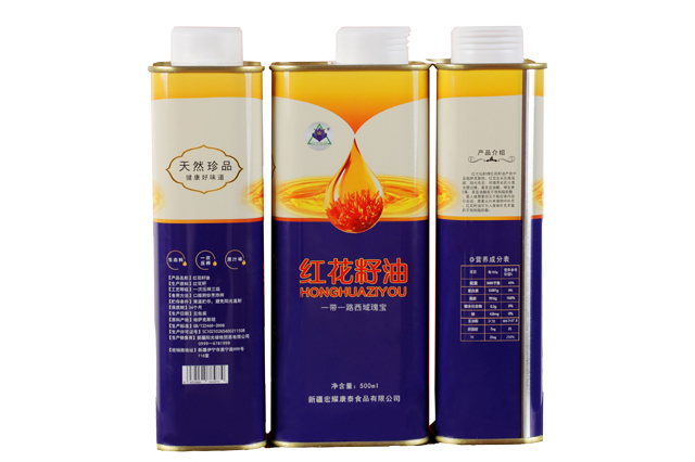 压榨非精炼天然红花籽油